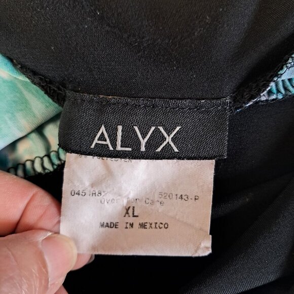 Alyx Colorful Print Ruched Waist Pull On Maxi Skirt Size XL - Picture 6 of 7